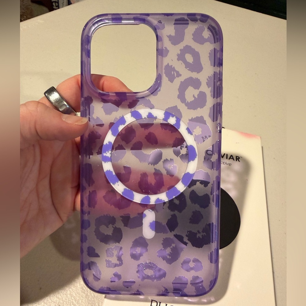 Velvet Caviar iPhone 14 Pro Max case with mag safe ring